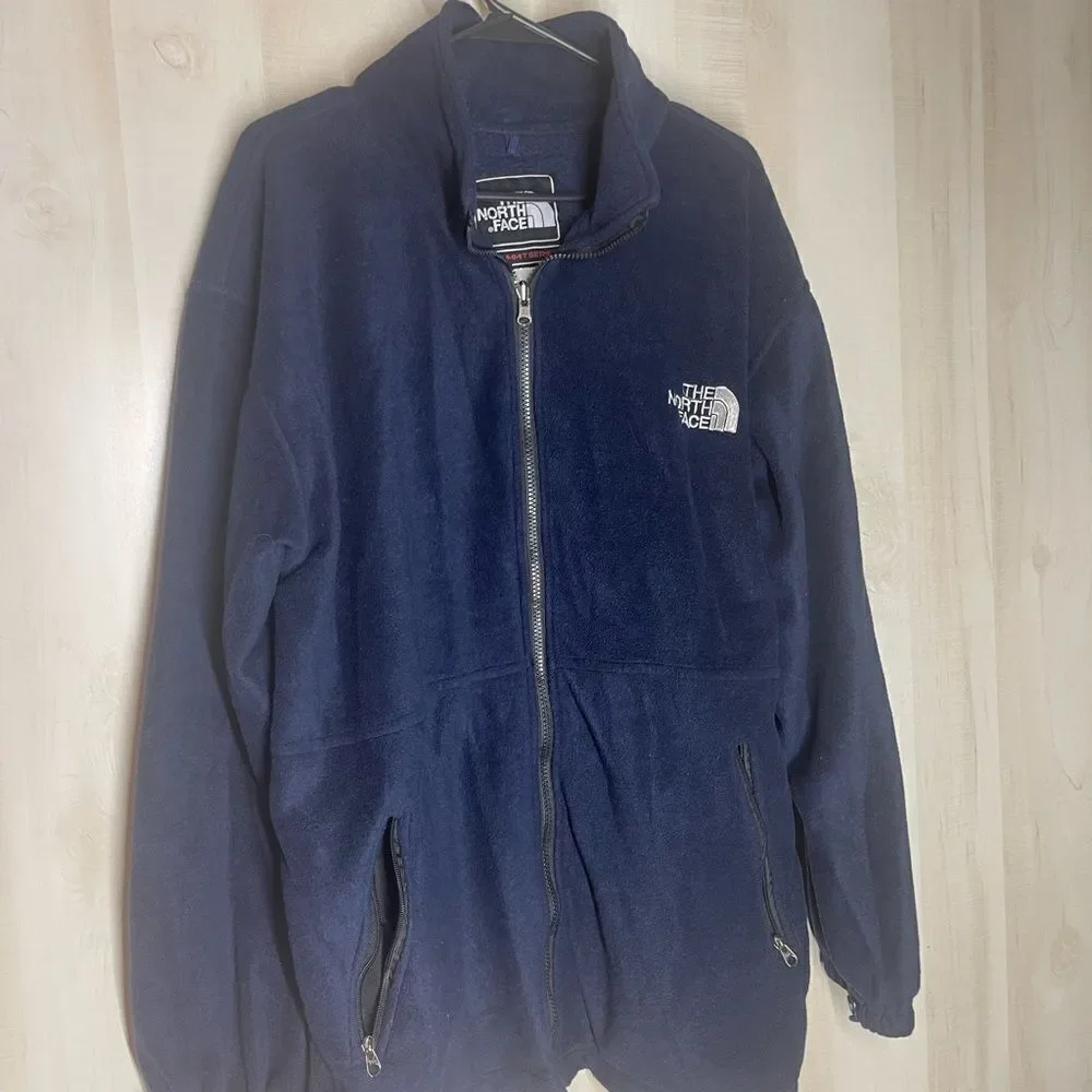 The‎ North Face Gore Windstopper navy fleece jacket summit series, size XXL